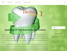 Tablet Screenshot of biofuel-systems.com